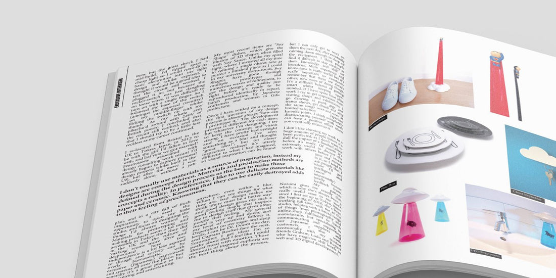 HUF magazine exclusive interview - Duncan Shotton Design Studio