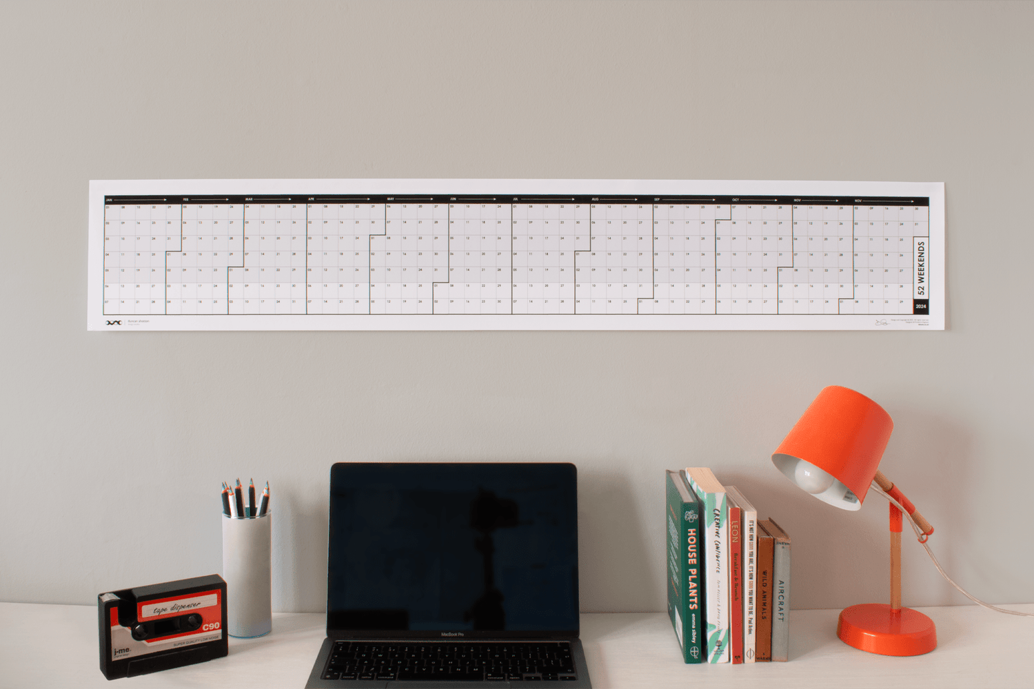 52 Weekends (2025, Horizontal) - Duncan Shotton Design Studio