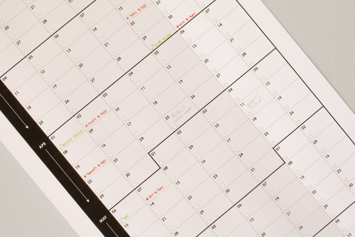 52 Weekends (2025, Vertical) - Duncan Shotton Design Studio