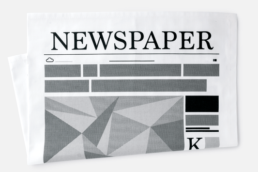 Newspaper Tea Towel - Duncan Shotton Design Studio
