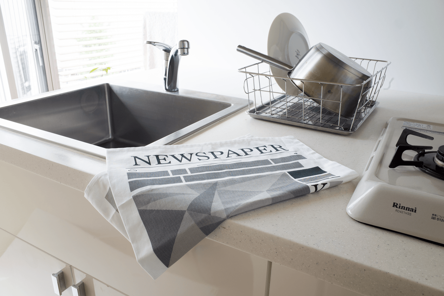 Newspaper Tea Towel - Duncan Shotton Design Studio