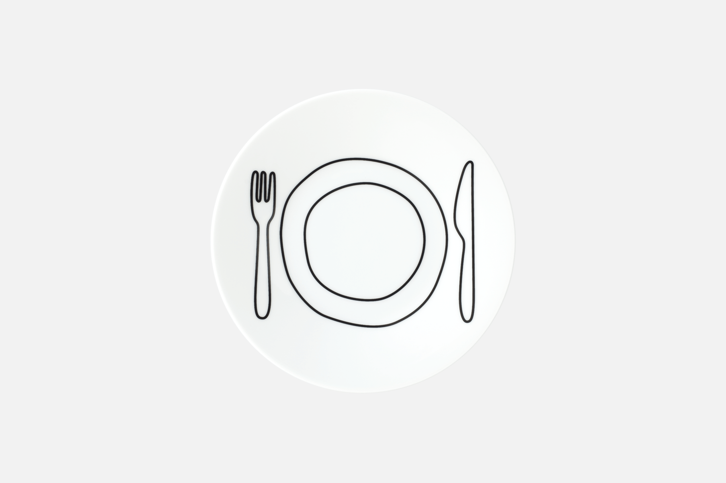 Plate Plate (∅17cm, White) - Duncan Shotton Design Studio