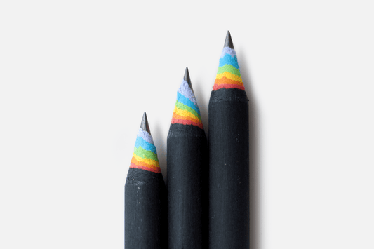 Rainbow Pencils (3PK, Black) - Duncan Shotton Design Studio