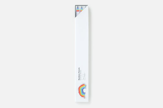 Rainbow Pencils (3PK, White) - Duncan Shotton Design Studio
