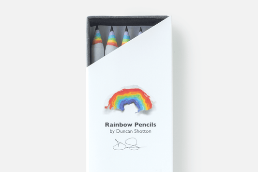 Rainbow Pencils (5PK, Light Grey) - Duncan Shotton Design Studio