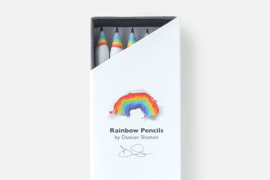 Rainbow Pencils (5PK, White) - Duncan Shotton Design Studio