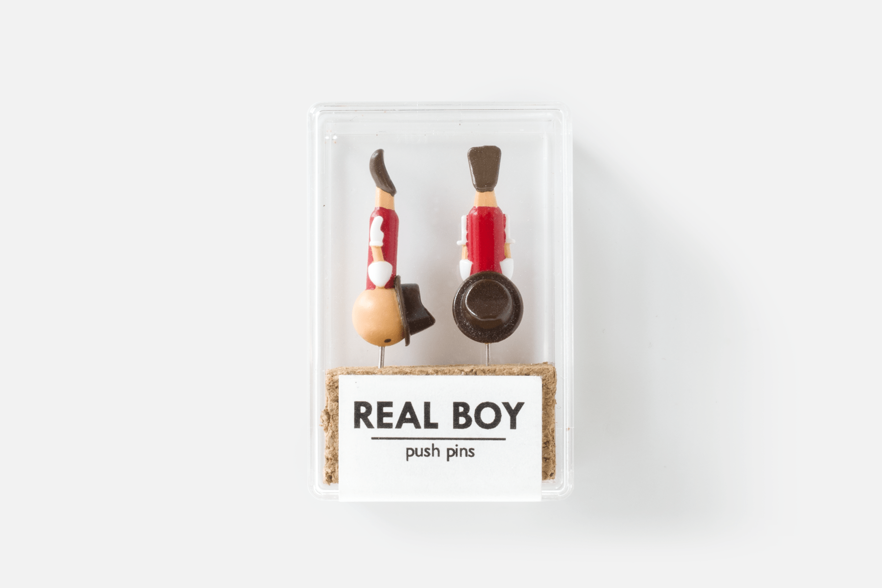 Real Boy Push Pins (Red) by Duncan Shotton Design Studio