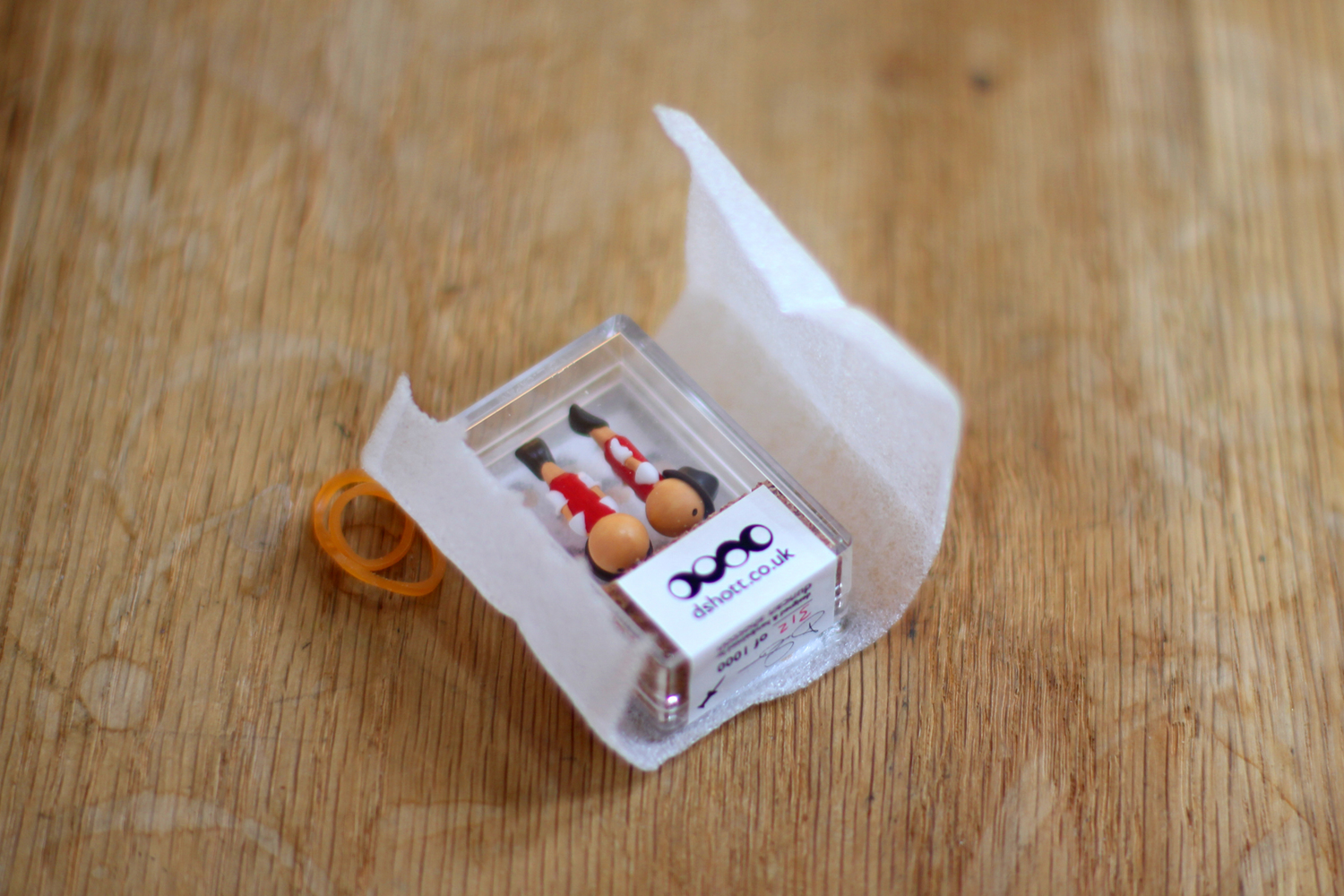 Realboy pinocchio push pin design mid-unboxing