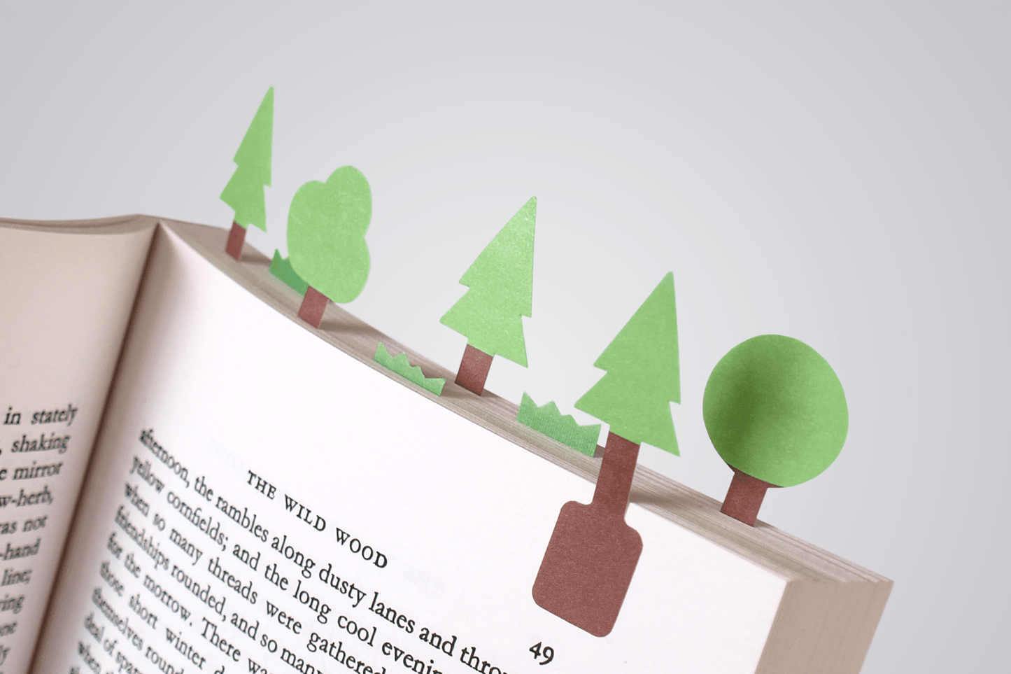Sticky Page Markers (Forest) - Duncan Shotton Design Studio