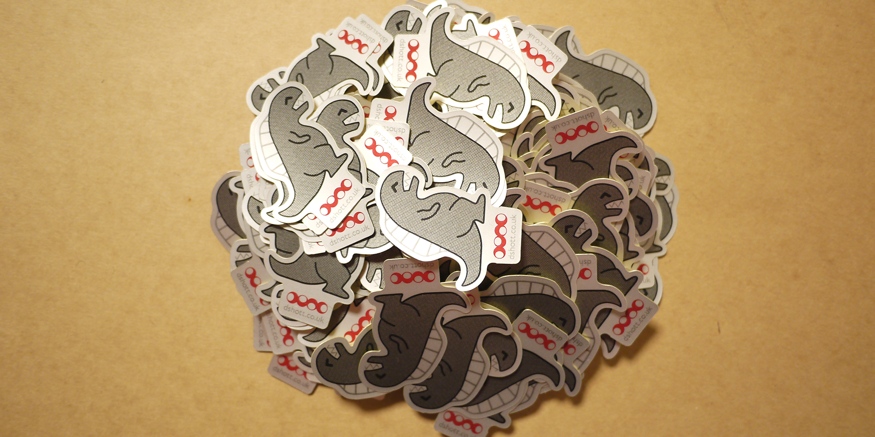 pile of cute metaliic tokyo monster stickers