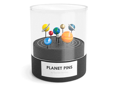Planet Pins & The Moon