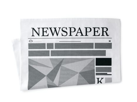 Newspaper Tea-Towel - Duncan Shotton Design Studio