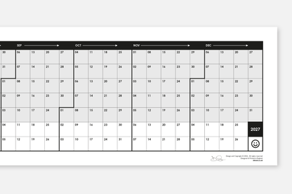 52 Weekends (2027, Horizontal)