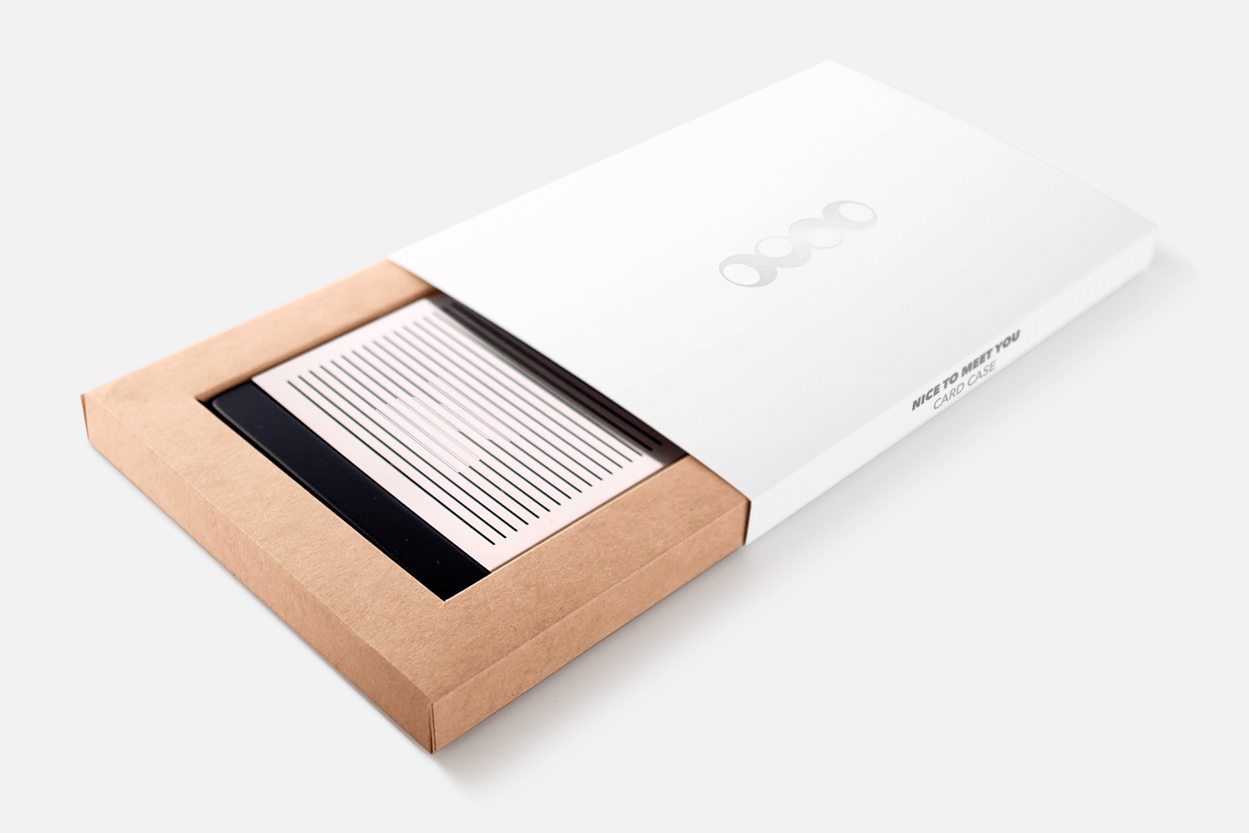 Animated Card Case (Orbit, silver) - Duncan Shotton Design Studio