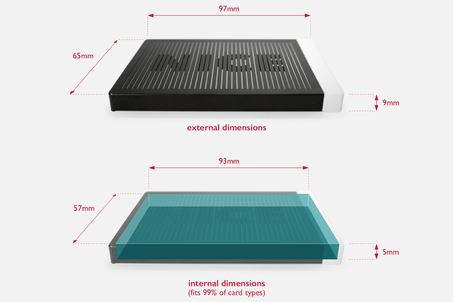 Animated Card Case (Orbit, black) - Duncan Shotton Design Studio