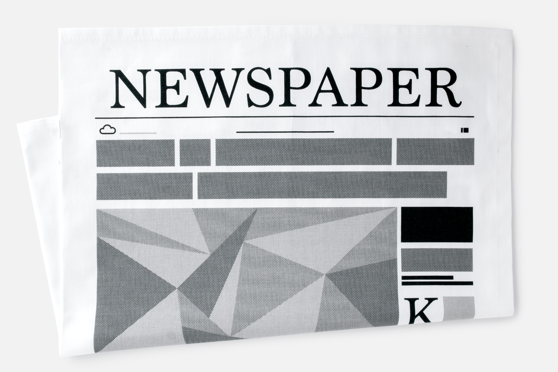 Newspaper Tea Towel - Duncan Shotton Design Studio
