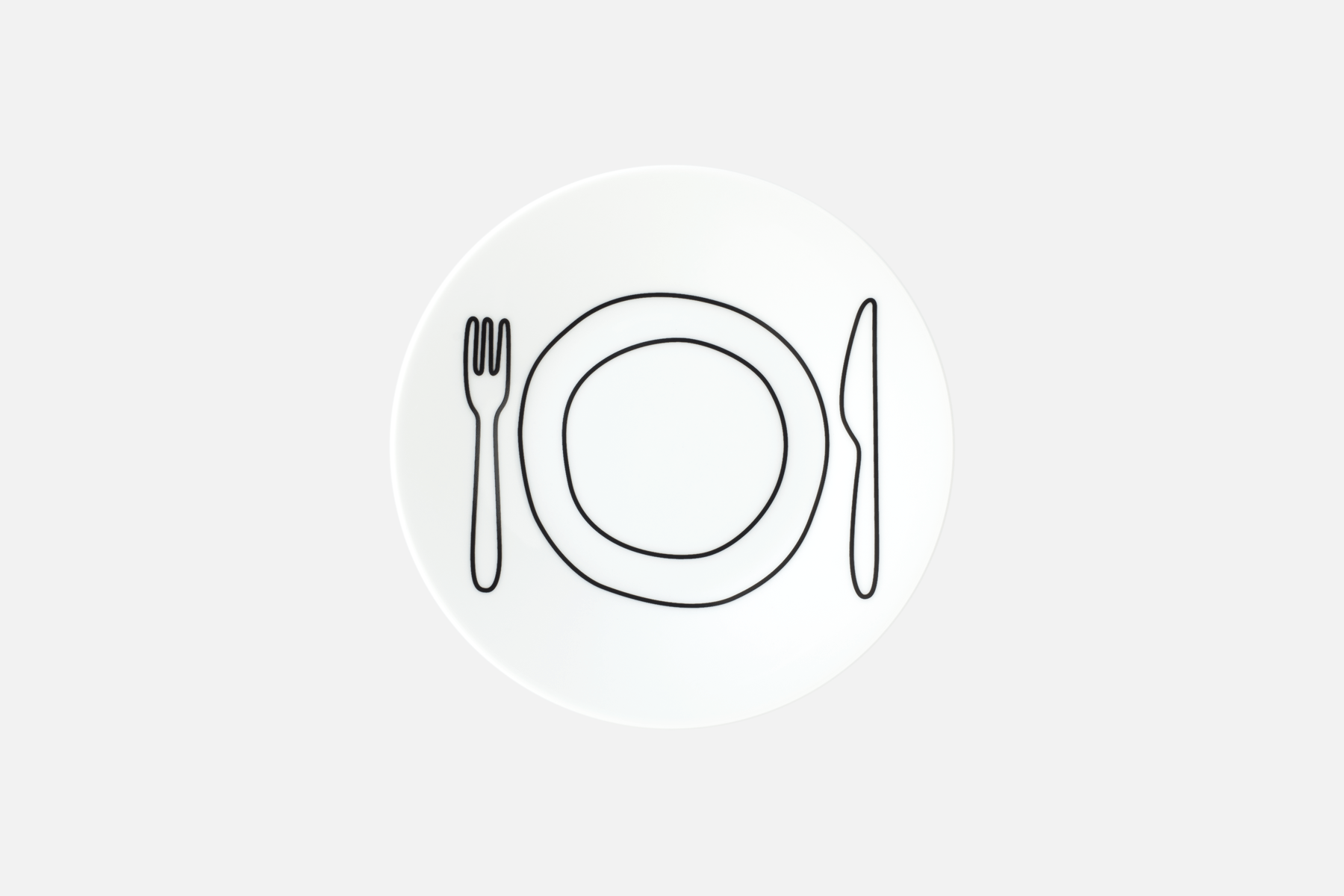 Plate Plate (∅17cm, White) - Duncan Shotton Design Studio