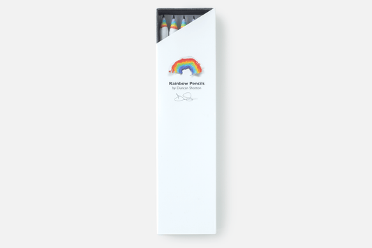 Rainbow Pencils (5PK, White) - Duncan Shotton Design Studio
