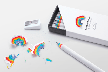 Rainbow Pencils (5PK, White) - Duncan Shotton Design Studio