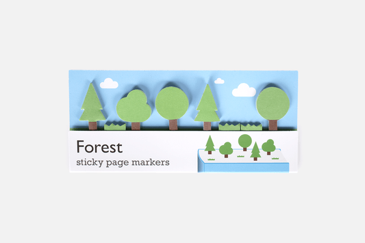 Sticky Page Markers (Forest) - Duncan Shotton Design Studio