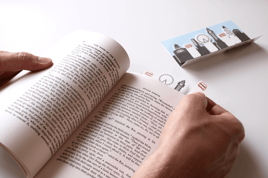 Sticky Page Markers (London) - Duncan Shotton Design Studio